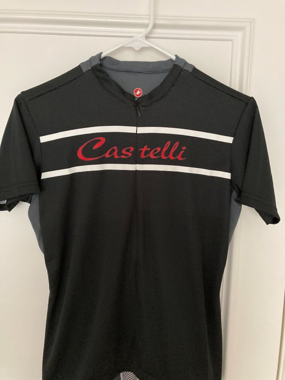 Castelli Cycling Short Sleeve Black Jersey NEVER USED